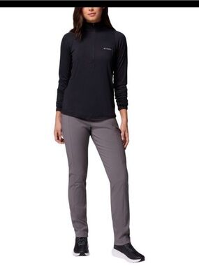 Columbia Fleece Lined Pull On Hiking Pants Gray Women’s XL